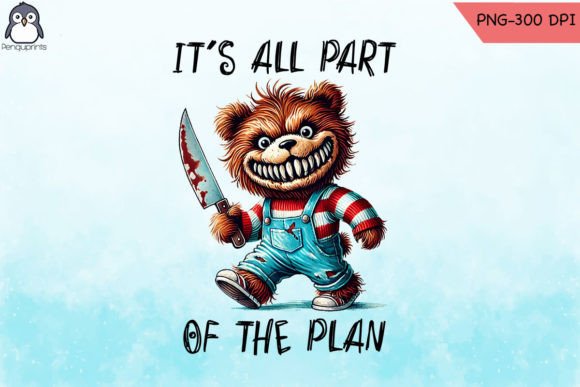 Download Horror Bear Doll Halloween PNG - Premium Resources