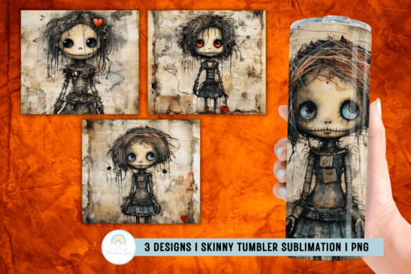 Download Horror Doll Tumbler Wrap - Horror doll Collection