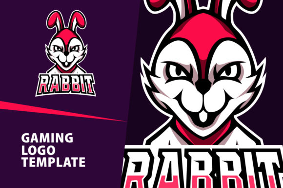 Download Rabbit Mascot Gaming Logo Design - Premium Resources