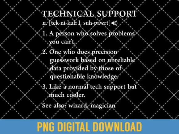 Download Technical Support Funny Definition - Premium Resources